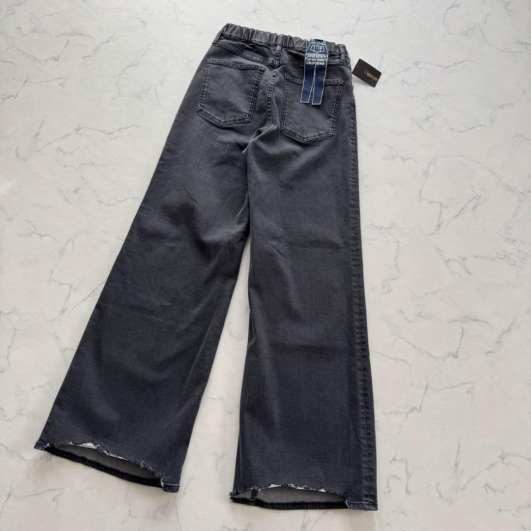 未使用 アパルトモン GOOD GRIEF ダメージドヘムワイドレッグデニム M