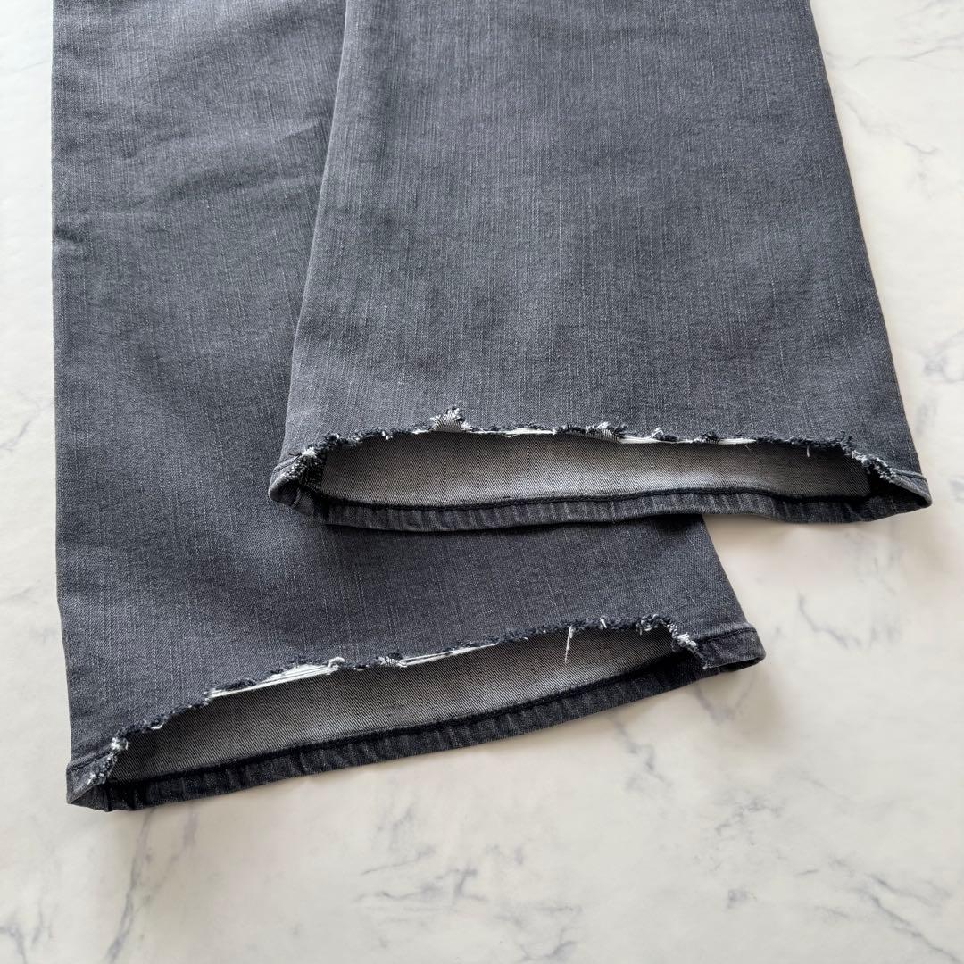 未使用 アパルトモン GOOD GRIEF ダメージドヘムワイドレッグデニム M