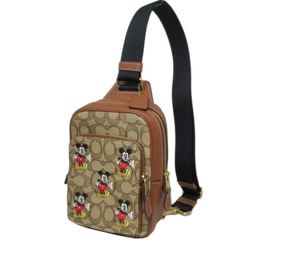 COACH コーチ ミッキーマウス ボディバッグ