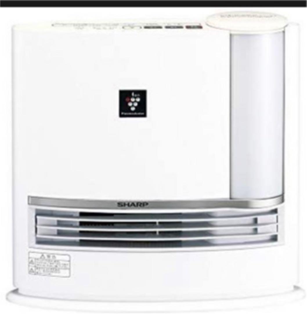 シャープ プラズマクラスター 加湿ファンヒーター ホワイト HX-J120-W