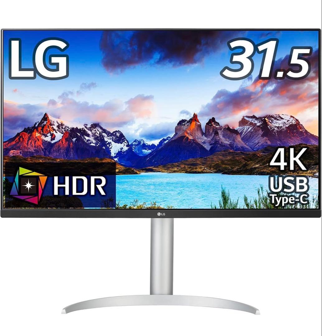 LG モニター ディスプレイ 32UP550-W 31.5インチ/4K