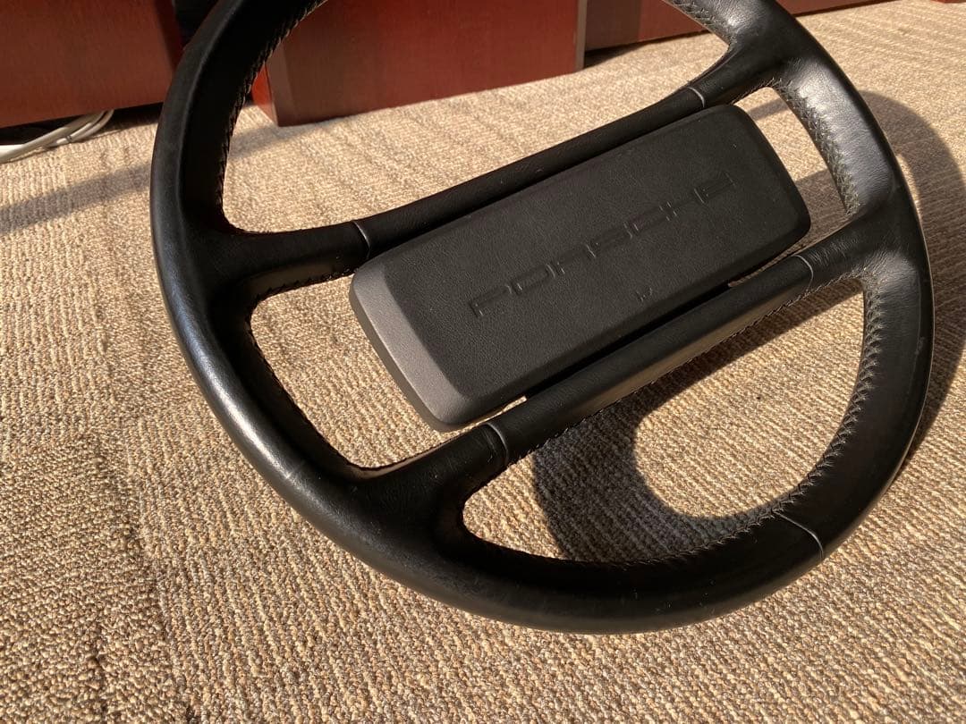 (超美品)PORSCHE911 964カレラ2 純正ステアリング1990年式