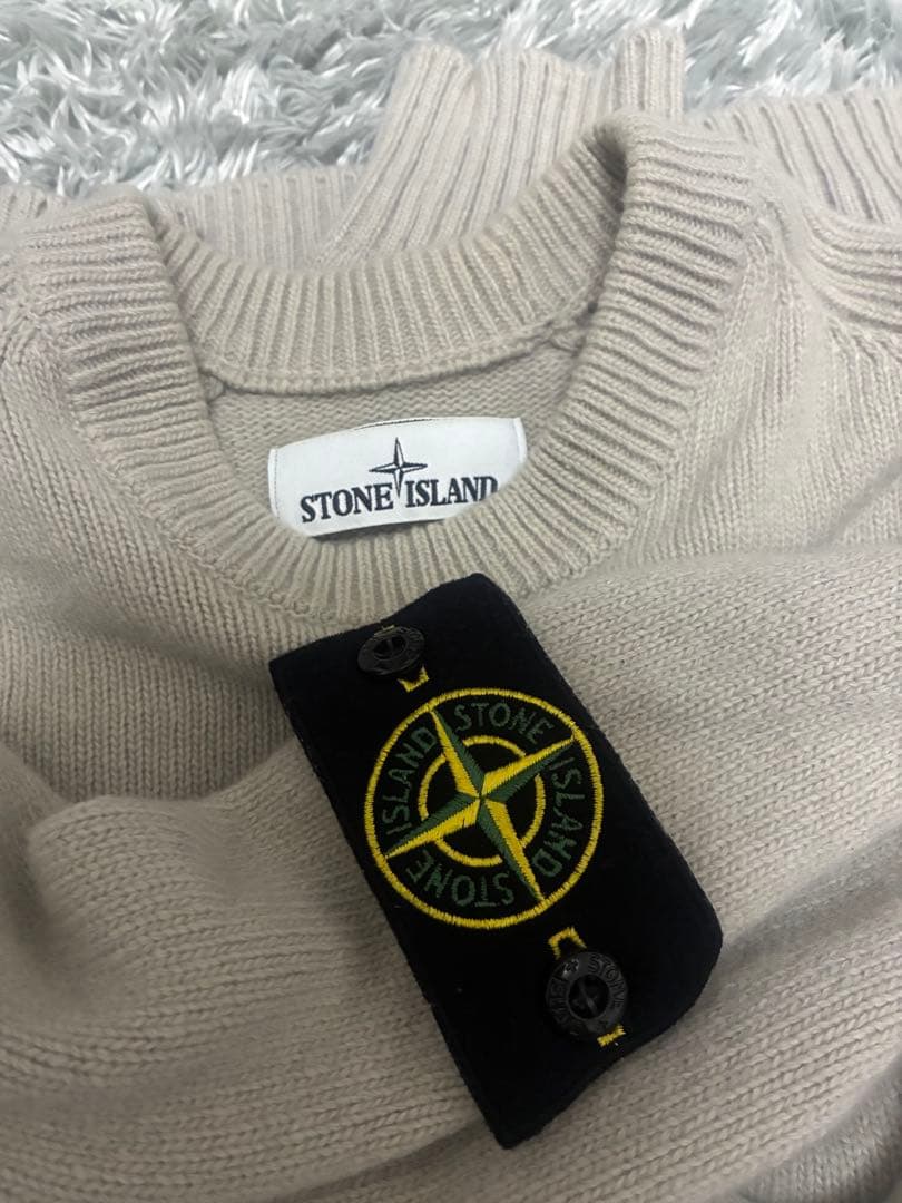 STONE  ベージュ ニットセーター S