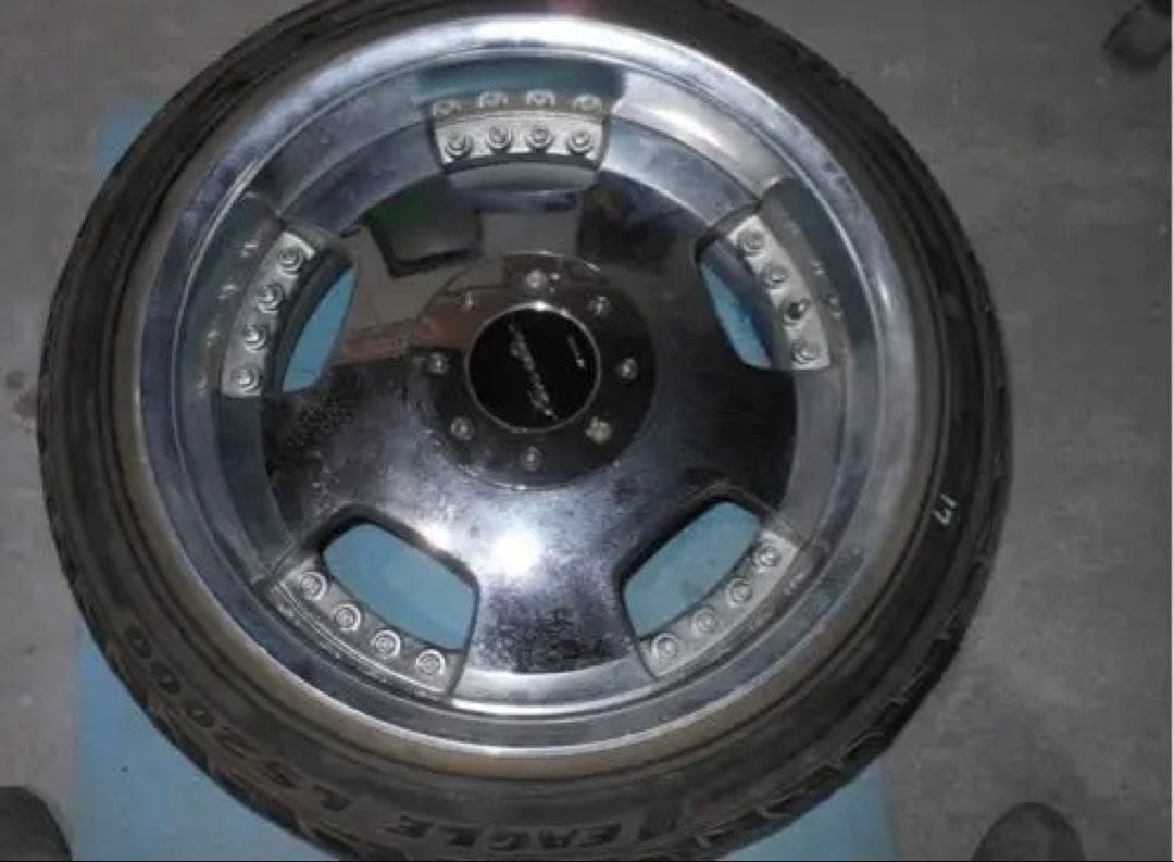 WORK ユーロライン 深リム PCD114.3 ホイール 2本セット