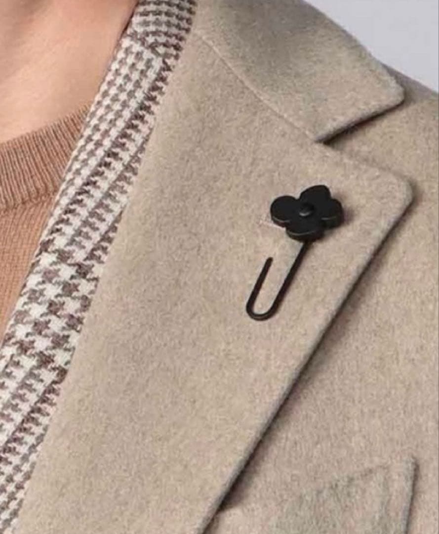 ラルディーニ　コート用　最新型ラペルピン　ブートニエール　新品