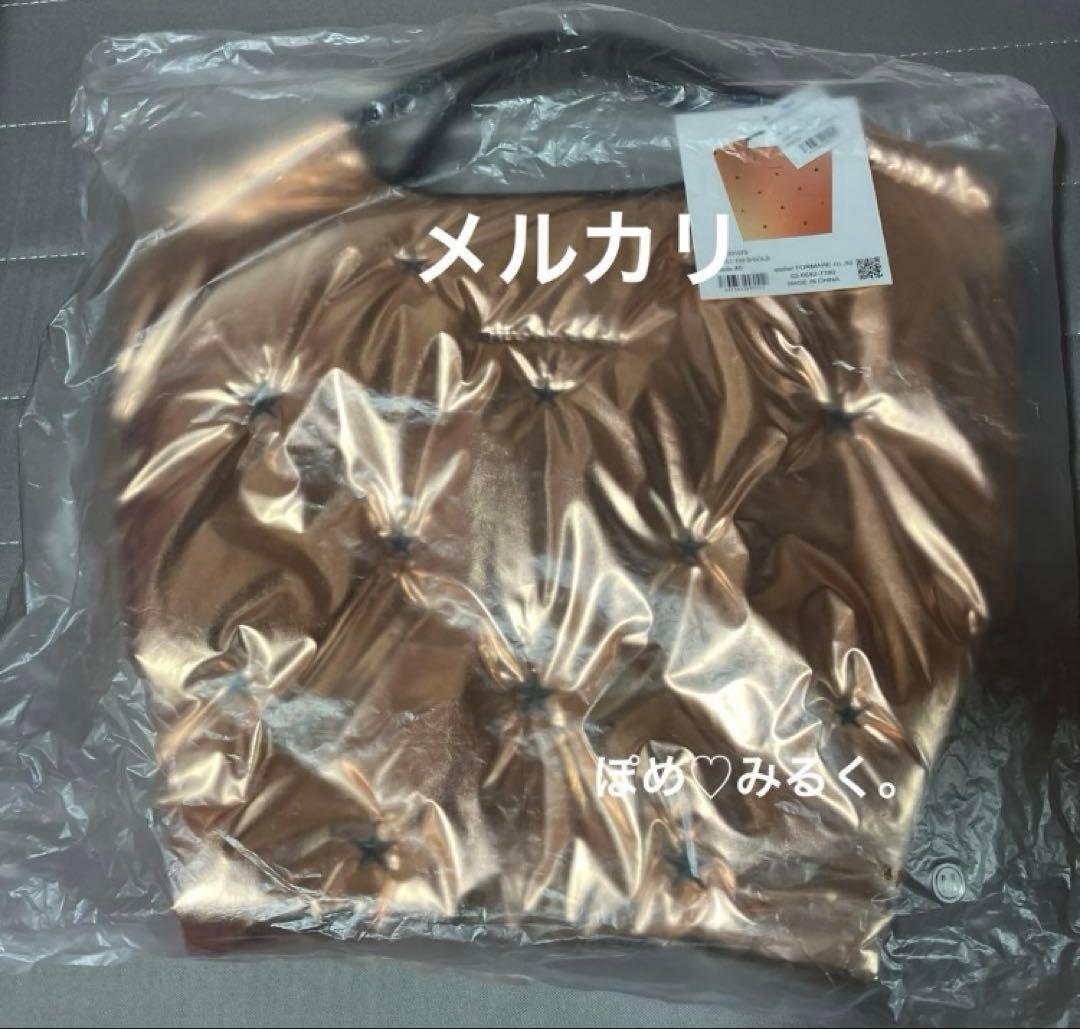 ETOILE★S/GOLD★Ball&Chain中綿エコバッグMサイズ♡正規品