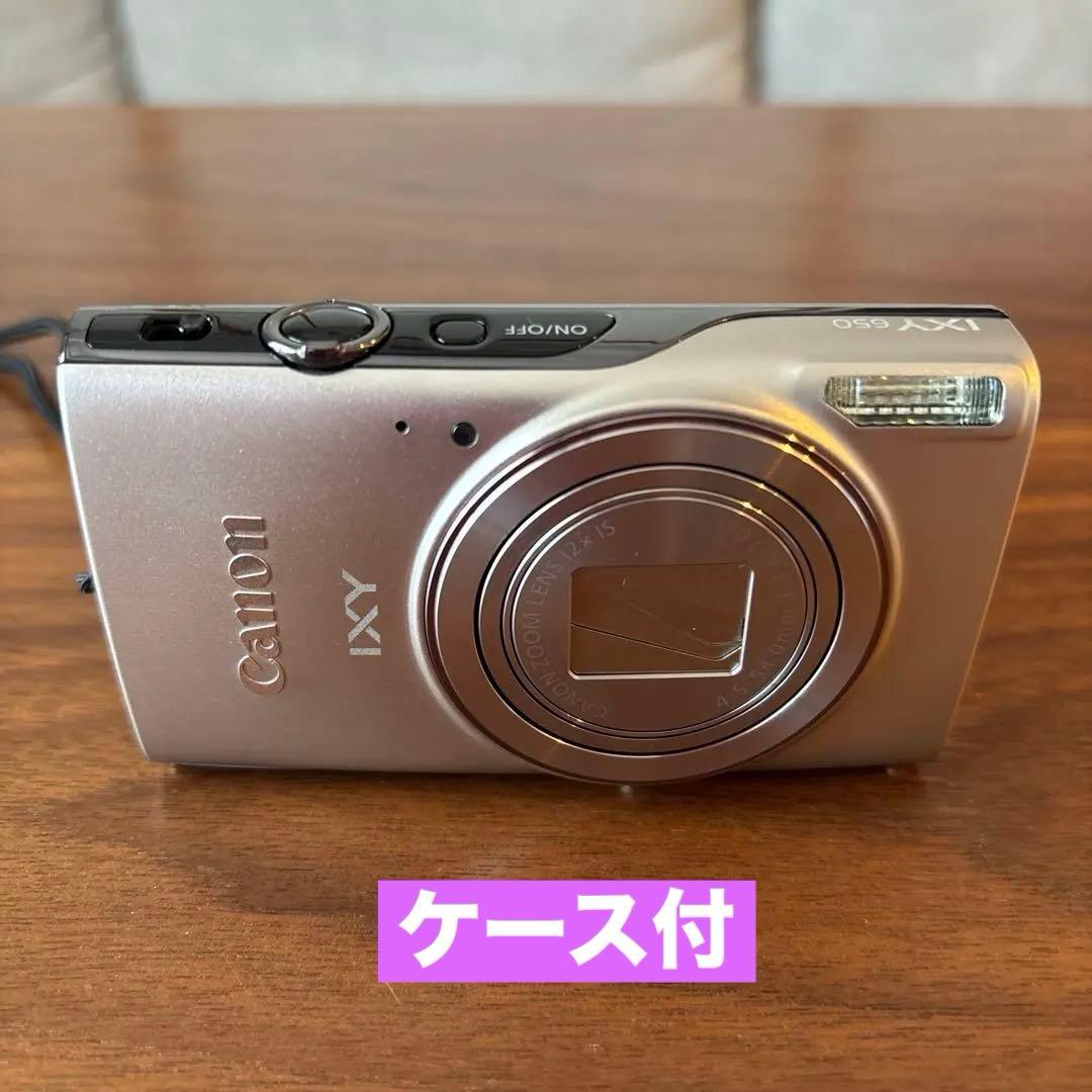 canon ixy 650 コンパクトデジタルカメラ ケース付