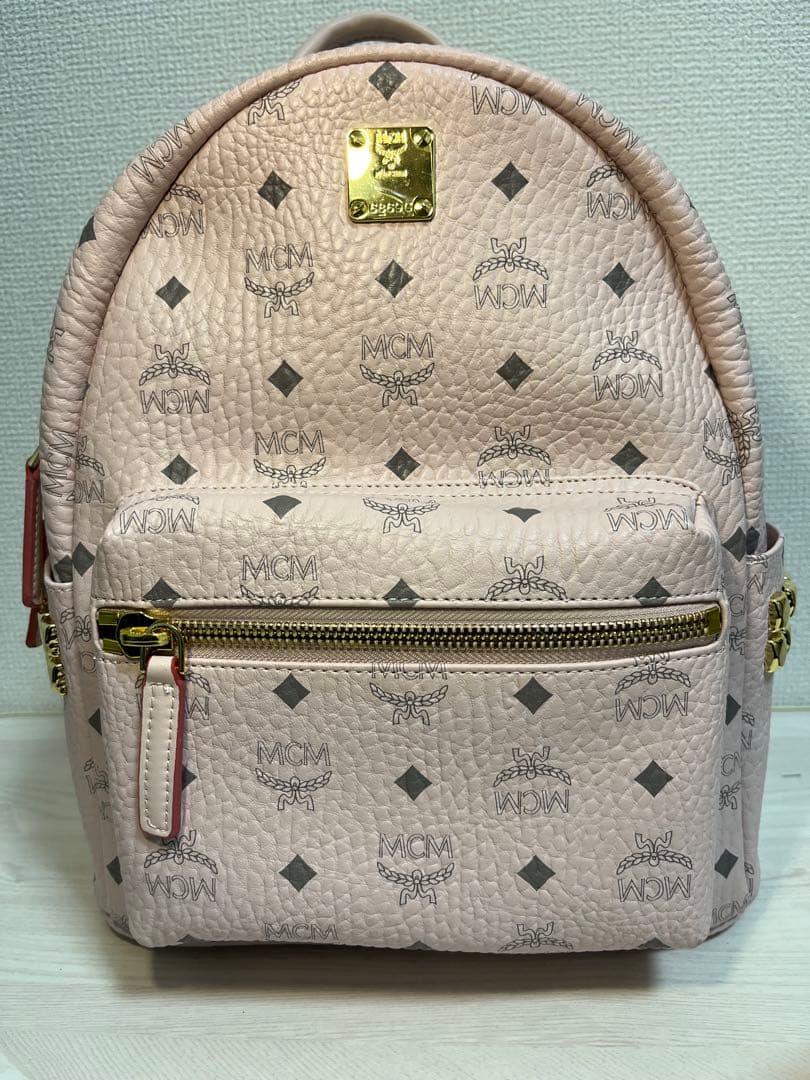 ♡*】様 【新品】MCM パウダーピンク スモール バック MWK 5XL24