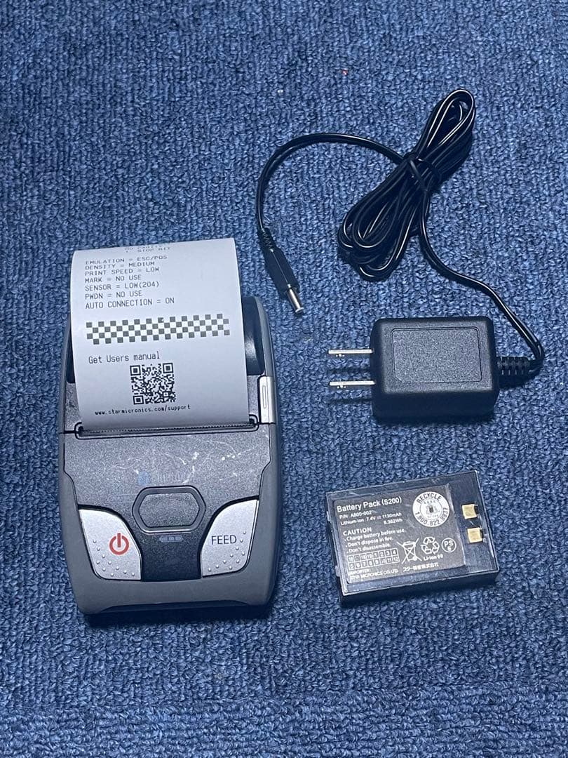 SM-S210i suqare エアレジにて動作確認済み 新品ロール2個付き