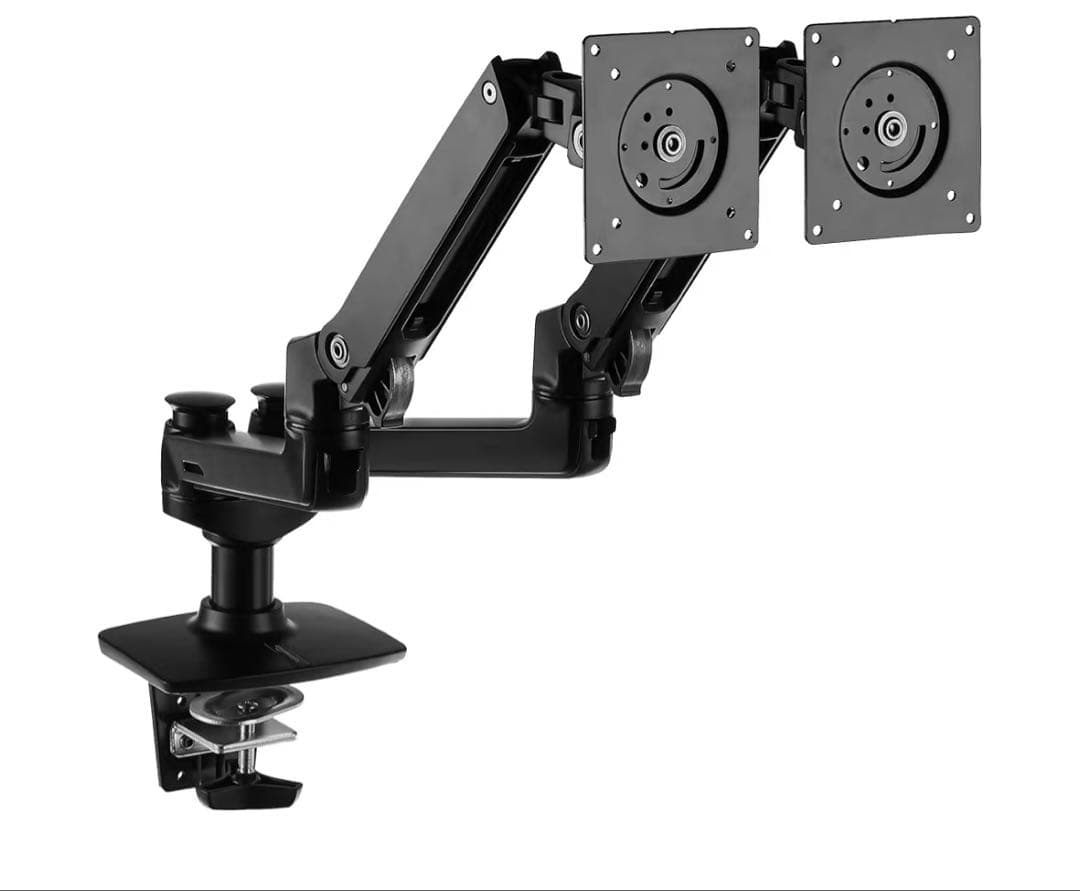 Amazonベーシック モニターアーム デュアル-ディスプレイタイプ 32インチ