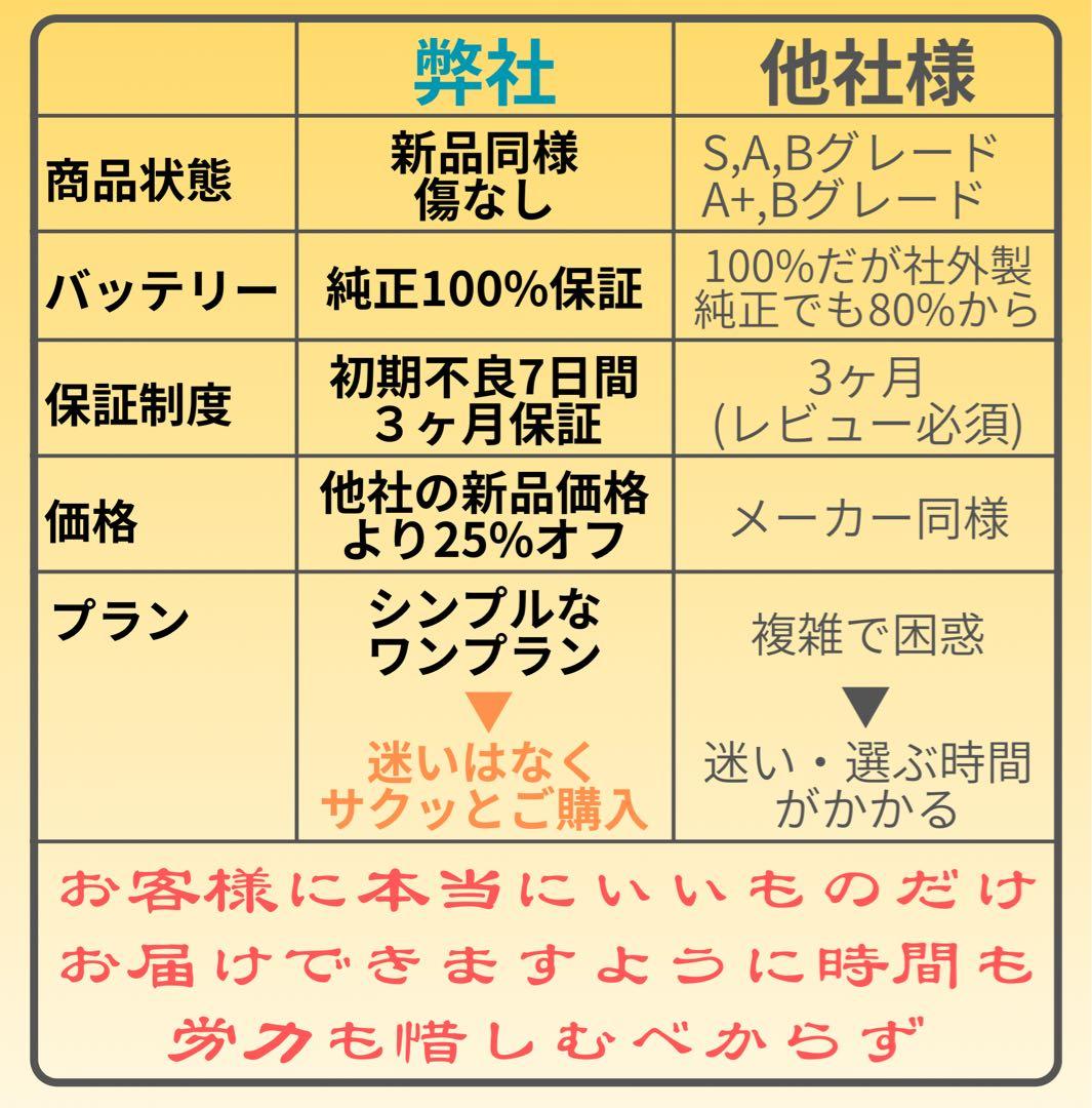 iPhone SE3 128SIMフリー純正バッテリー100%