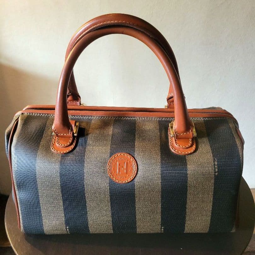 ま*る様 FENDI ペカン 2way ボストンバッグ/ハンドバッグ