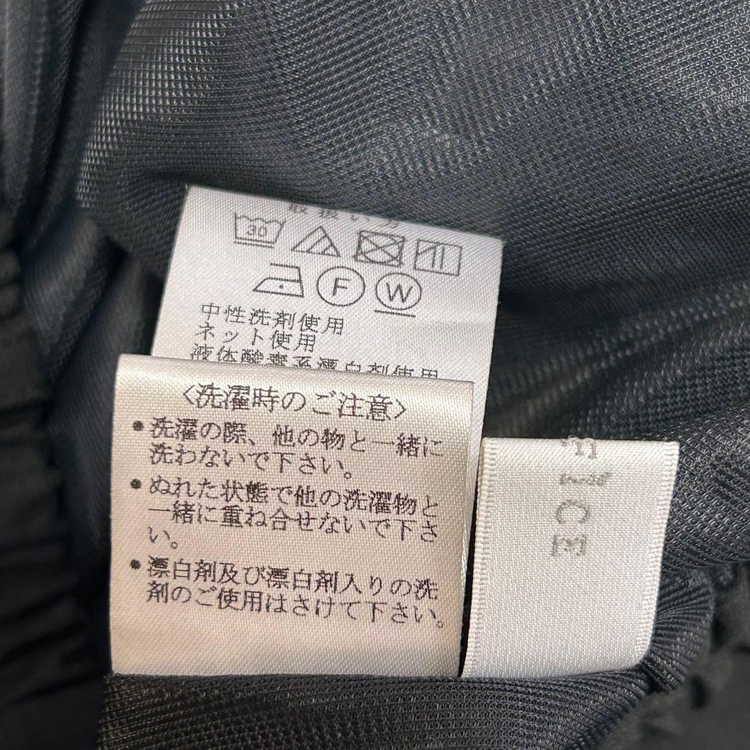 m6733【美品 SOFFICE】3L パンツスーツ上下 洗濯可 ストレッチ 黒