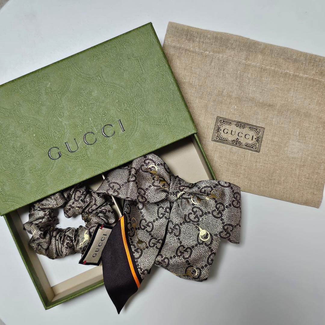 ★ぬーぴー★ GUCCI ヘアアクセサリー　シュシュセット