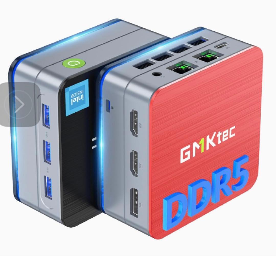 GMKtec ミニPC DDR5 USB 3.0 HDMI