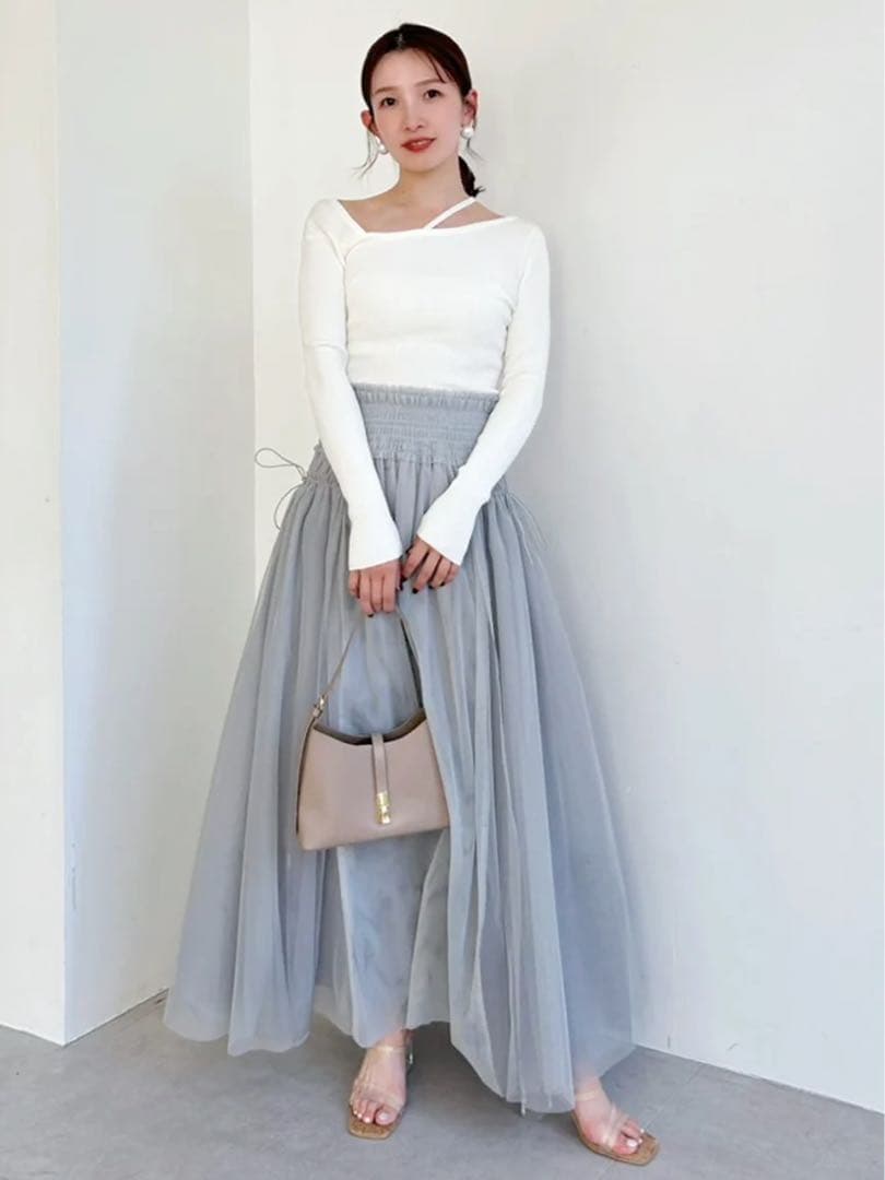 SNIDEL 【Chacott】 チュールスカート MNT Sサイズ最終値下げ！