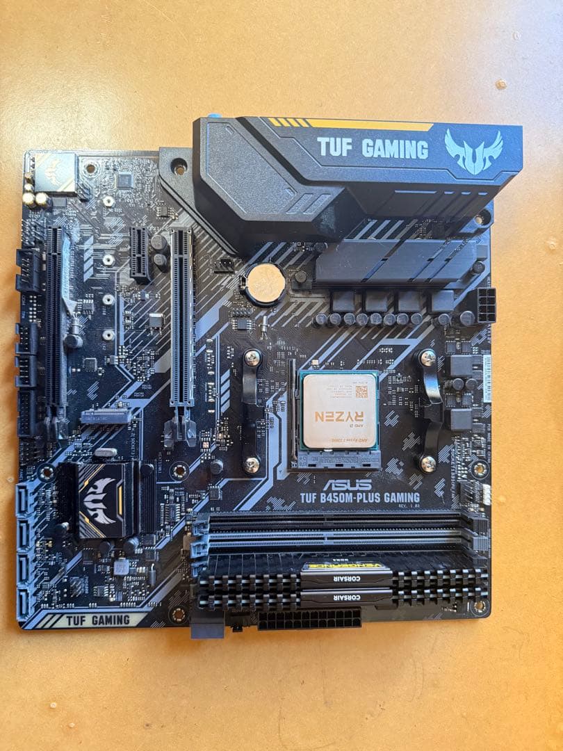 マザーボードASUS B450M-Plus Gaming（メモリ・CPU付）