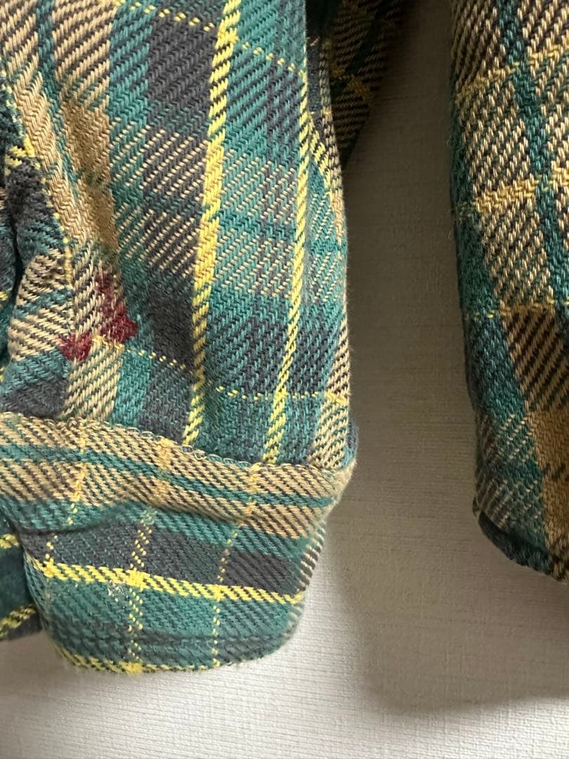 70s BIG MAC ヘビーネルシャツ チェック M ビッグマック USA