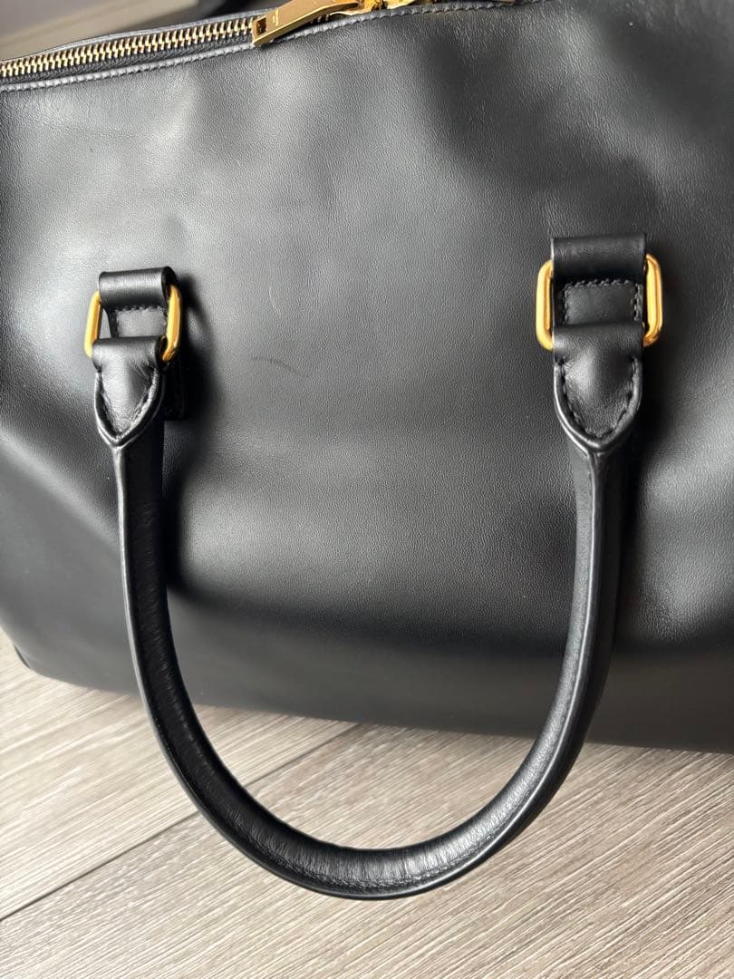 サンローラン・パリ ダッフル6 2way バッグ 黒 エディ期