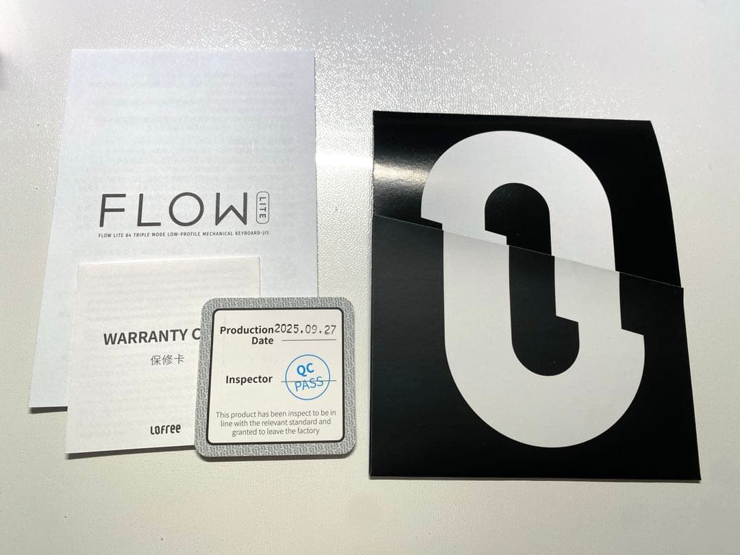 Lofree FLOW Lite JIS 日本語配列 キーボード ホワイト