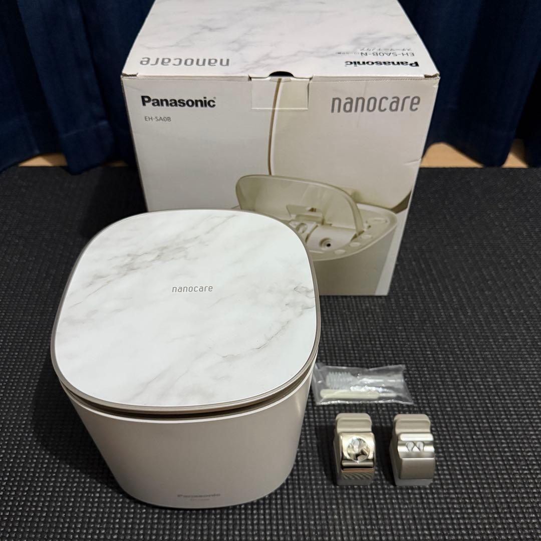 【美品】「スチーマーナノケア」Panasonic EH-SA0B-N GOLD