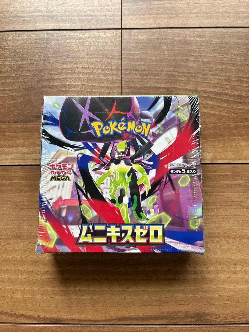 【新品未開封】ポケモンカードゲーム MEGA ムニキスゼロBOX シュリンク付き