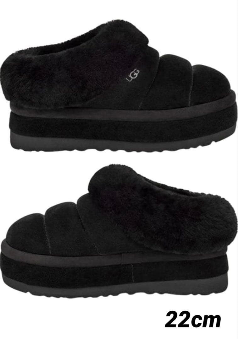 UGG Tazzlita ダズリータ　ムートン　厚底　ブラック　アグ