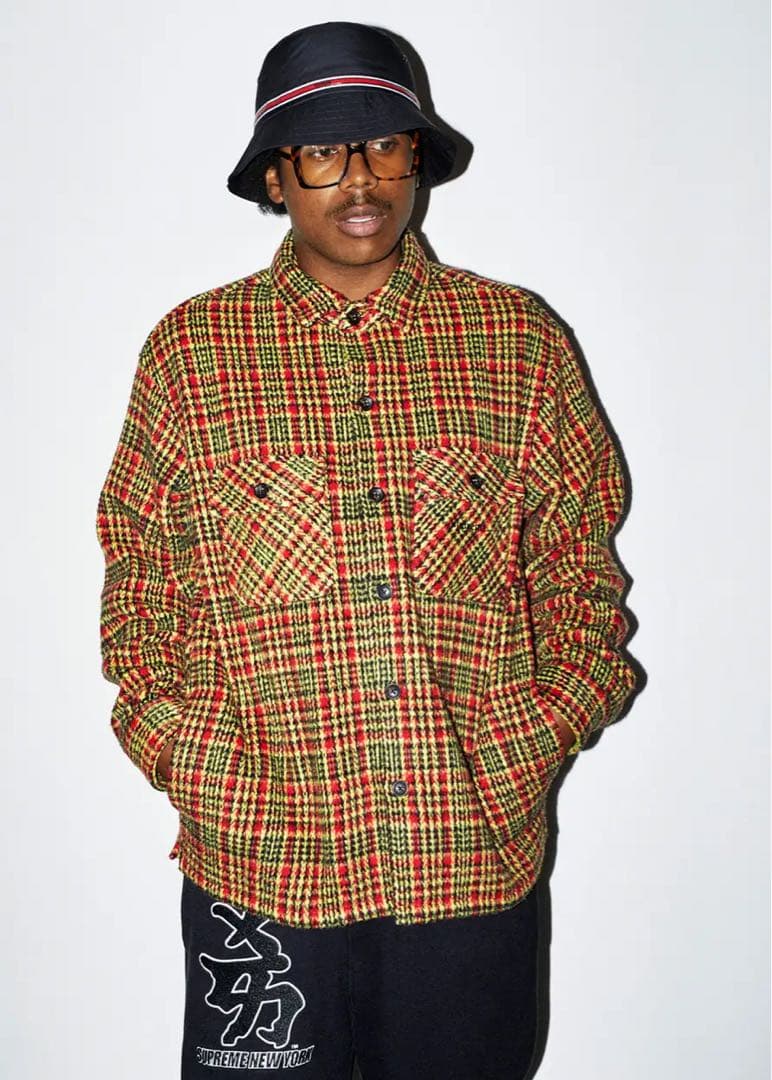 トップス Supreme 22FW Heavy Flannel Shirt S