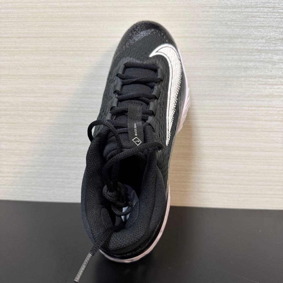 Alpha Huarache Elite 野球 ポイントスパイク ブラック 黒