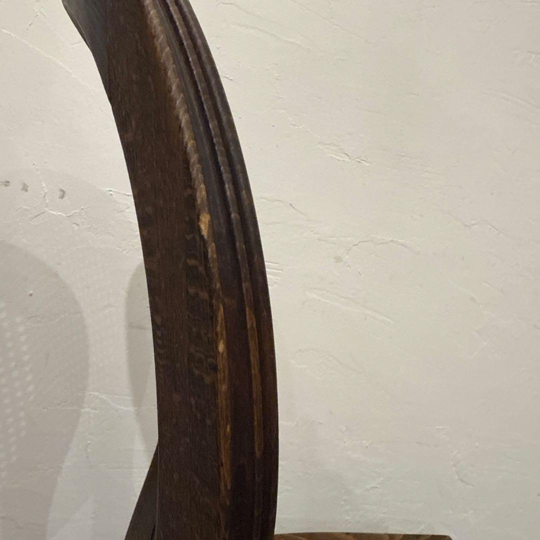 ヴィンテージ　ダイニングチェア　カフェチェア　ラタンチェア　2