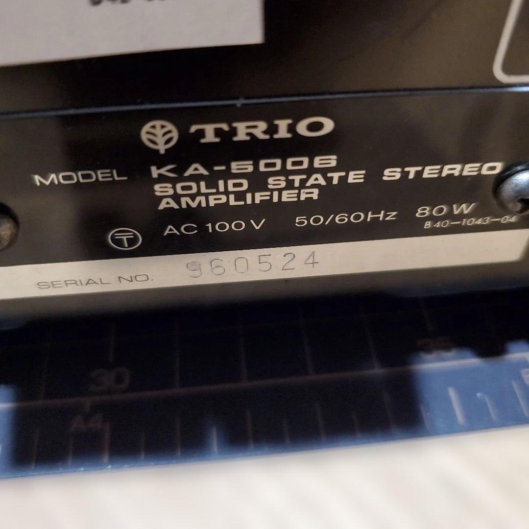 トリオ KA-5006 プリメインアンプ ジャンク扱い