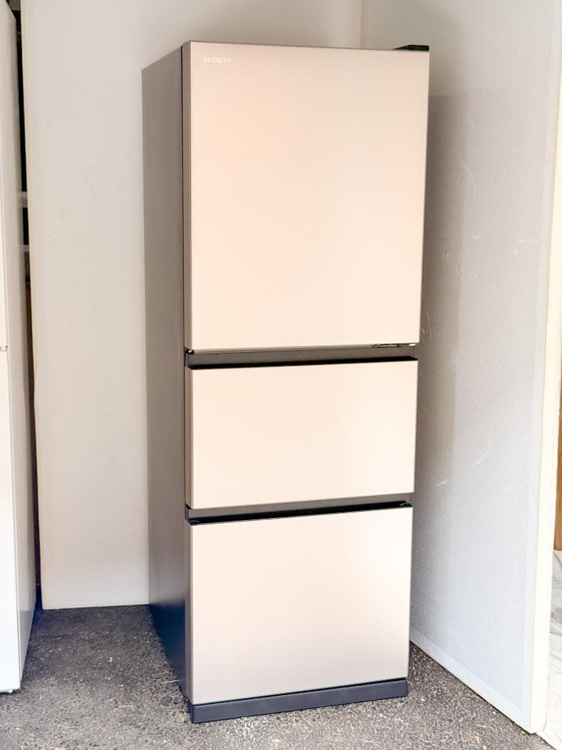 【保証付】日立 3ドア冷蔵庫 R-27V 265L 2024年製 省スペース設計
