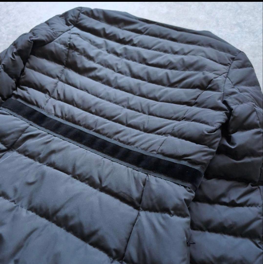 最終値下 トッカ ダウンコート Aライン ベロア生地 ロゴプレート 0size