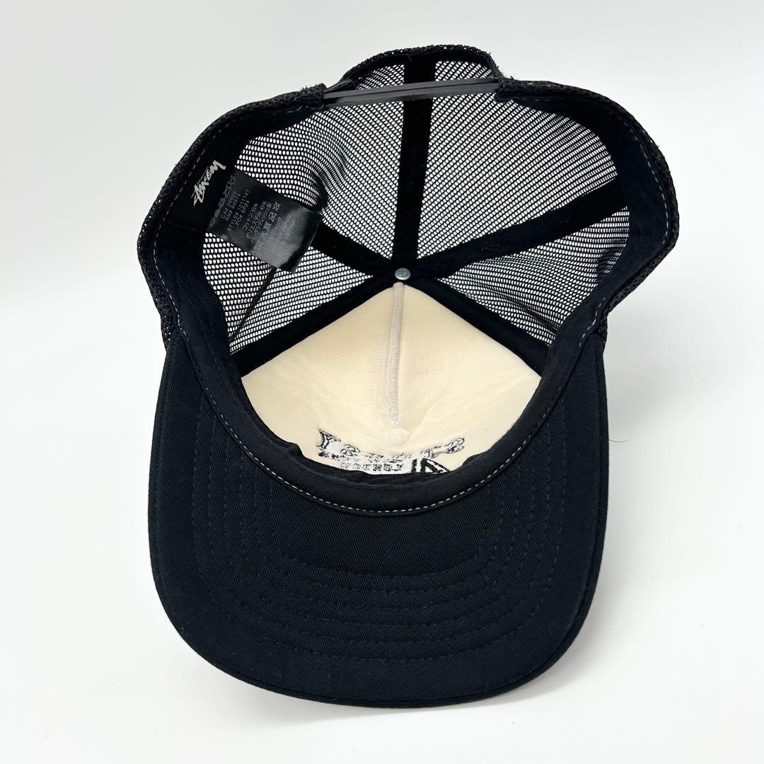 美品 stussy big4 メッシュキャップ 4都市 ブラック ホワイト