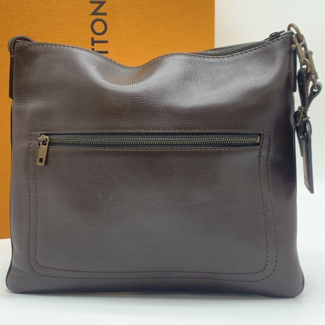 ルイヴィトン ユタ サックプラ カフェ ショルダーバッグ メッセンジャー 茶