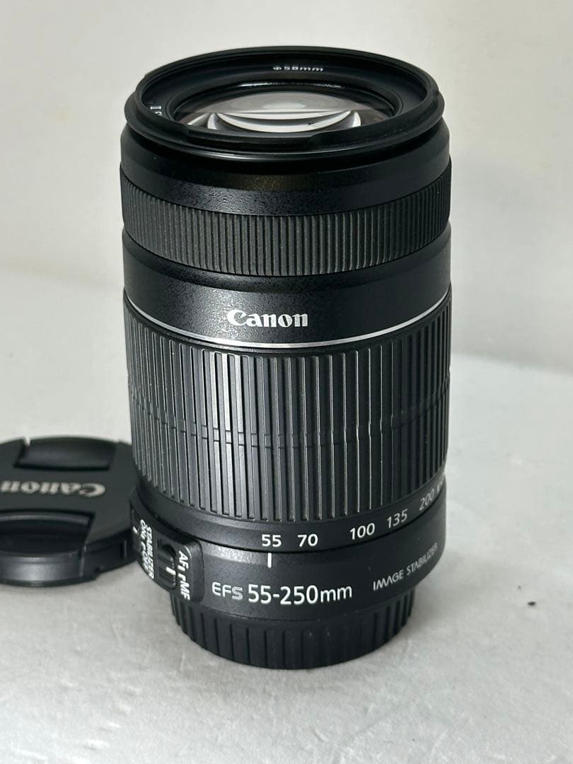 Canon EF-S 55-250mm IS ii ズームレンズ 美品