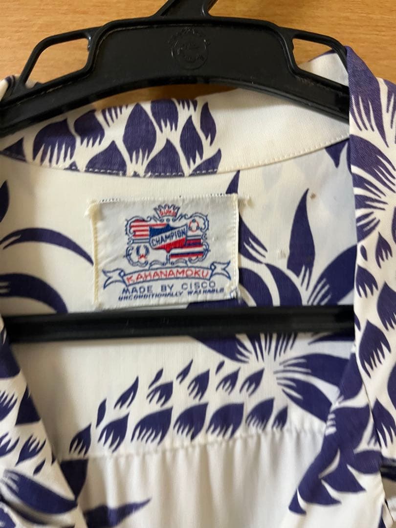 KAHANAMOKU パイナップル柄 アロハシャツ オリジナル