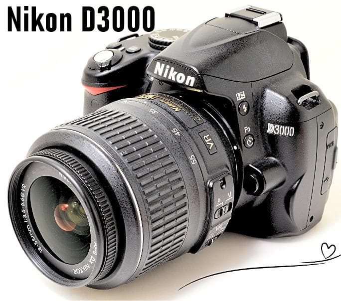 ♡Nikon D3000♡初心者安心♡スマホに転送♡付属品多数♡最初の一眼レフ♡