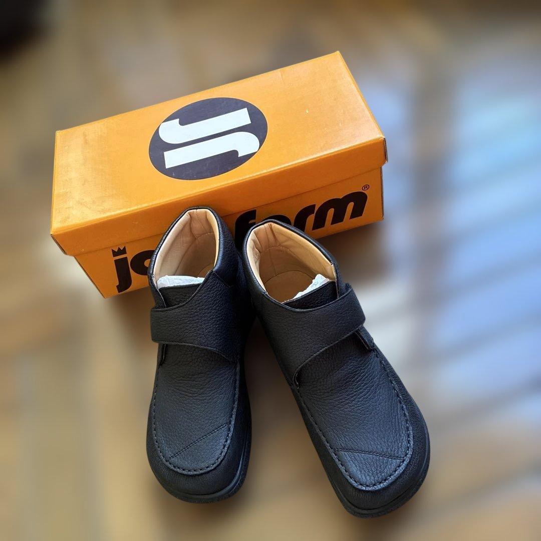 ヤコフォームショートブーツ24センチ黒