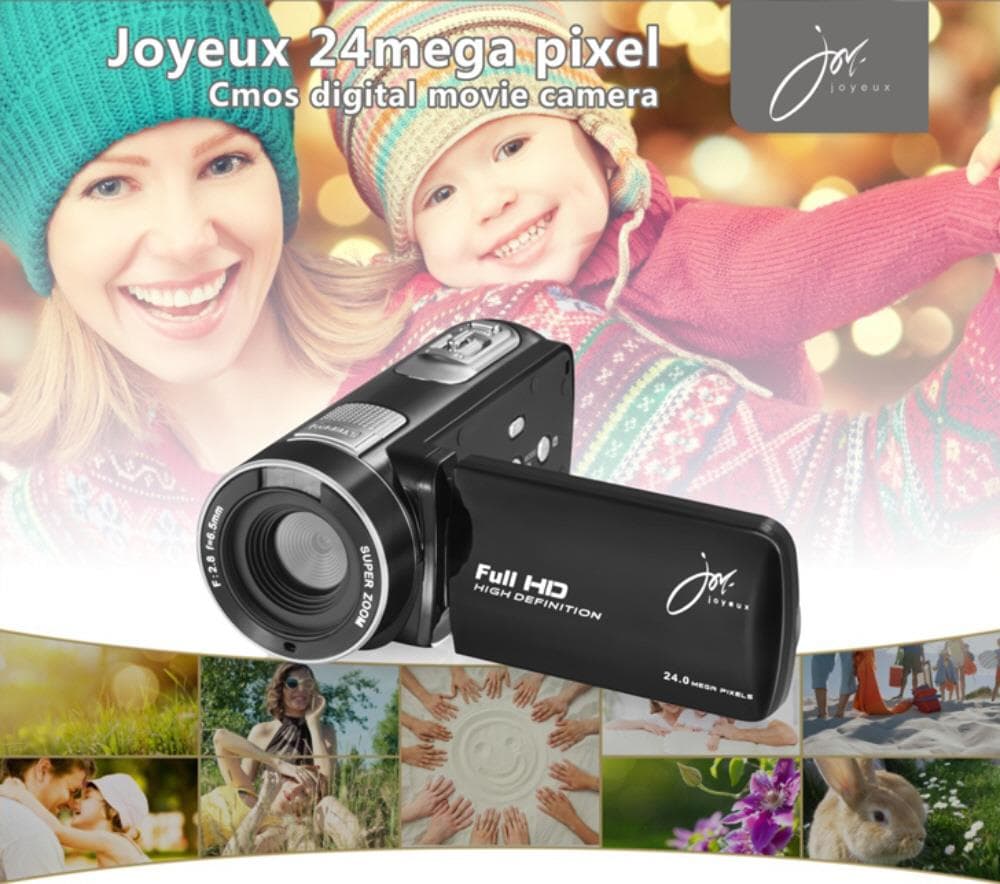 送料無料■新品・激安■24メガピクセル Full HD デジタルムービーカメラ