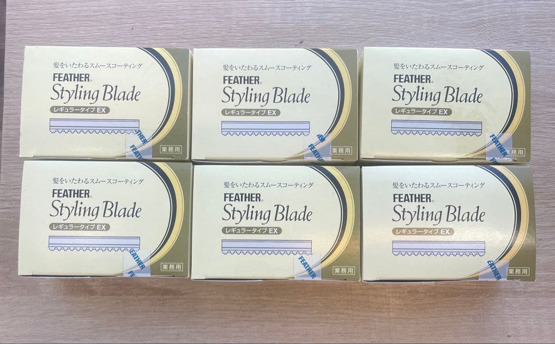 FEATHER Styling Blade EX 10枚入5コ　6箱セット