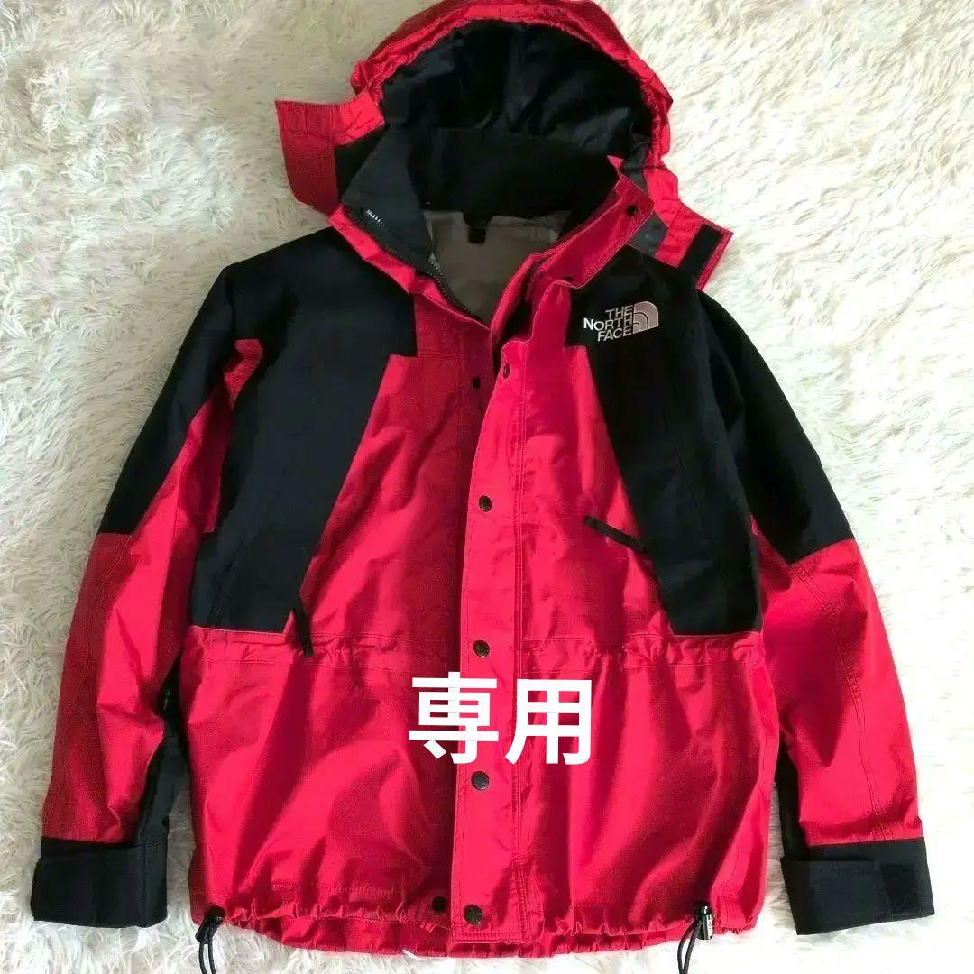 THE NORTH FACE マウンテンパーカー 赤黒 ゴアテックス　L