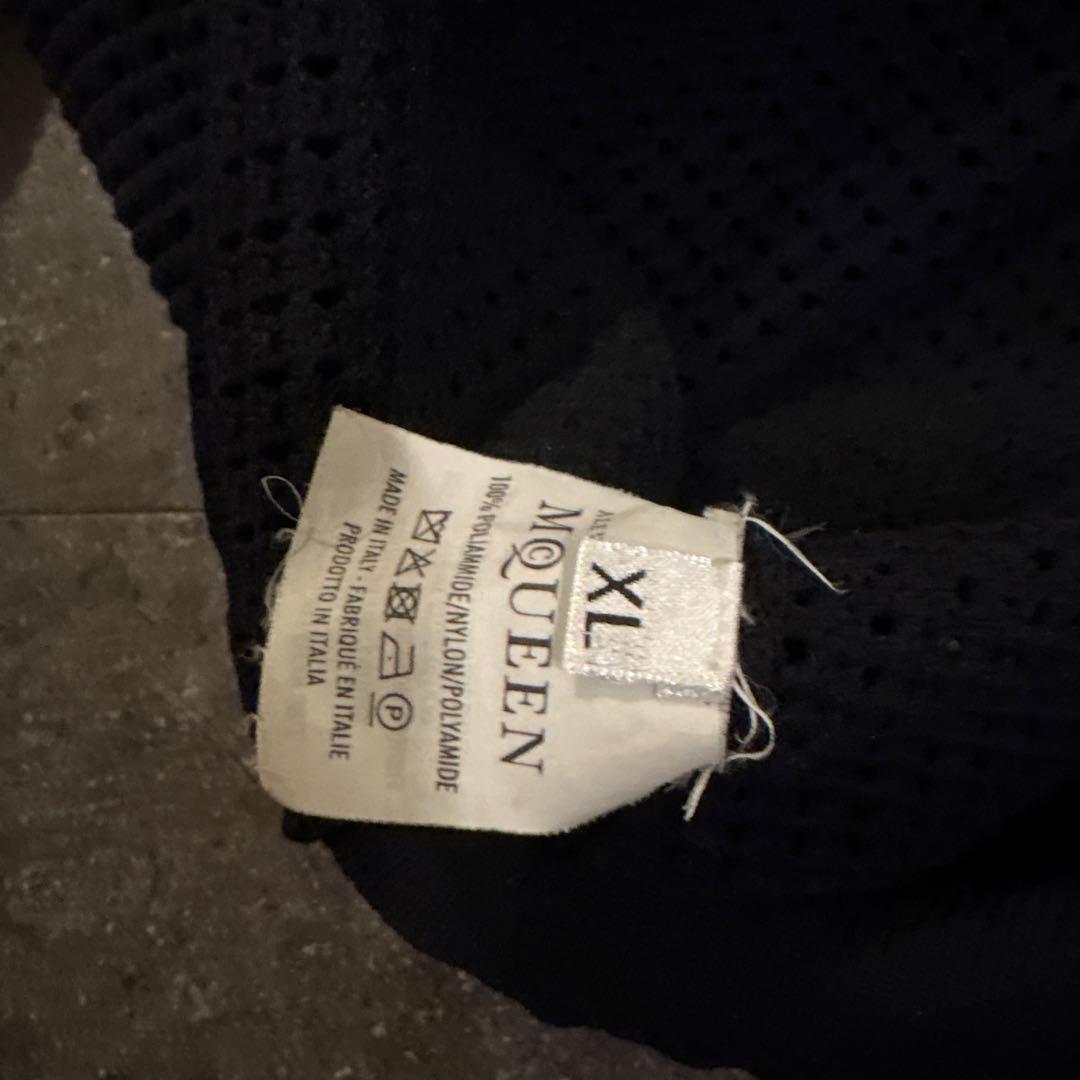 アレキサンダーマックイーン 鍵編み 透け ニット セーター