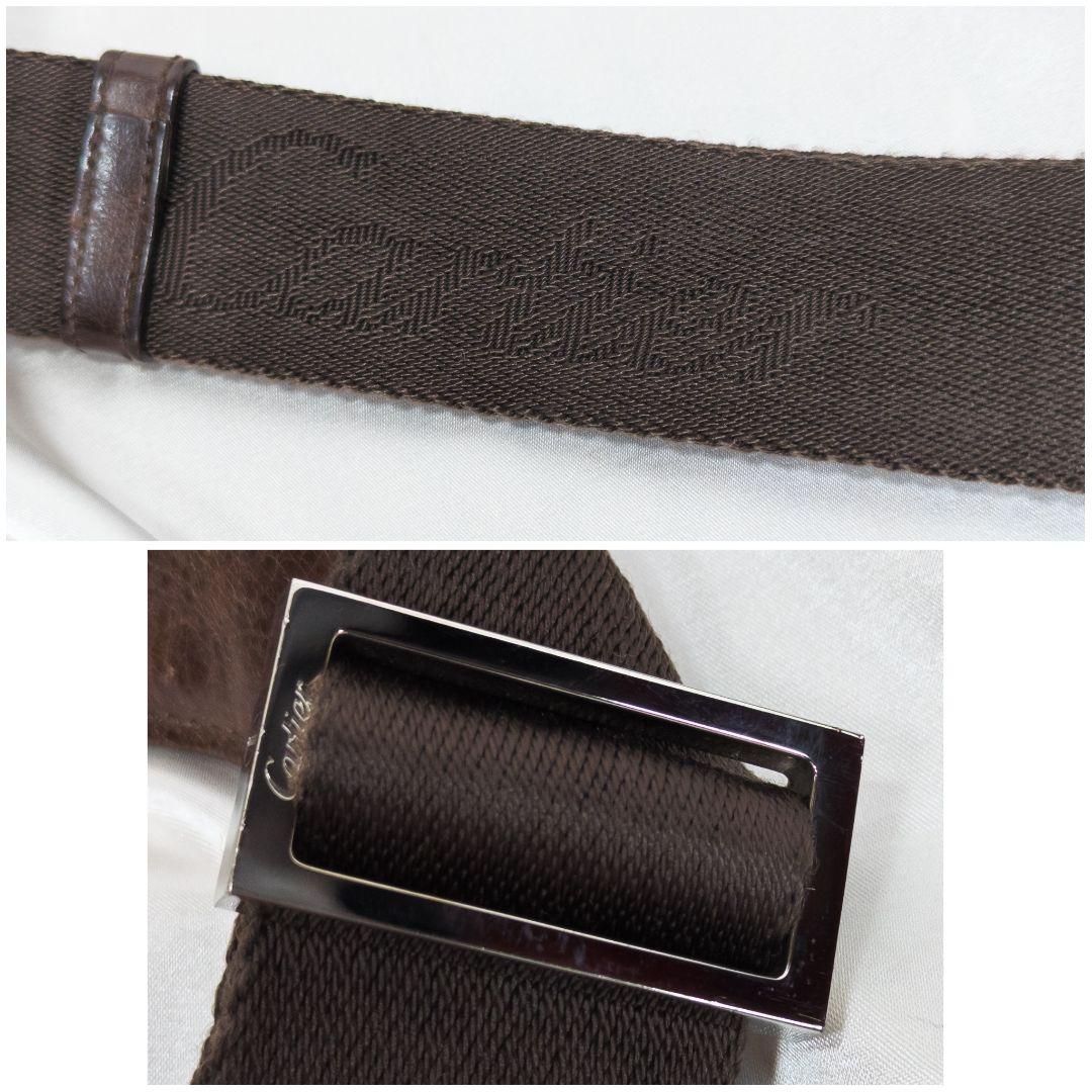 【美品】 カルティ サントス メッセンジャーバッグ ブラウン