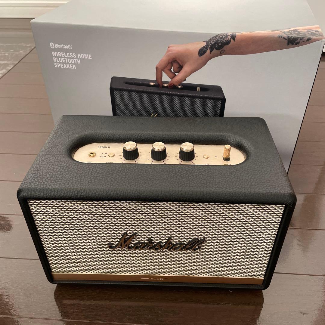ちゃんれん様Marshall Acton II ブラック スピーカー