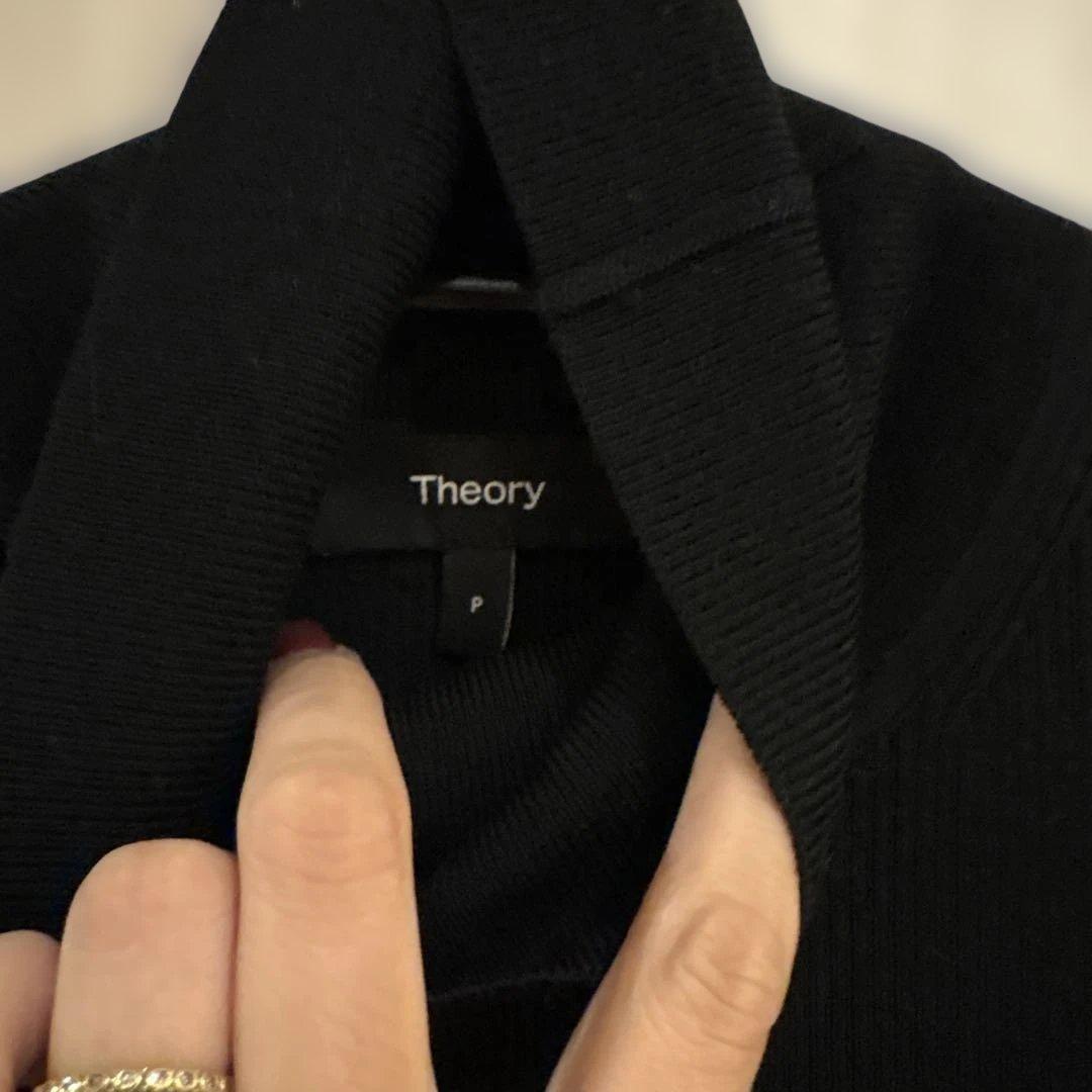 Theory　セオリー　ドッキング　ワンピース　リブ　ニット　ツイード