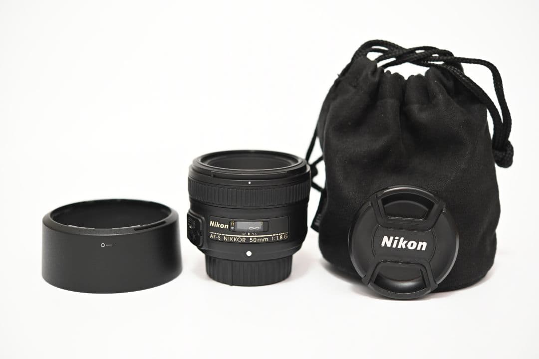 新品級 ニコン 単焦点レンズ AF-S NIKKOR 50mm f/1.8G ①