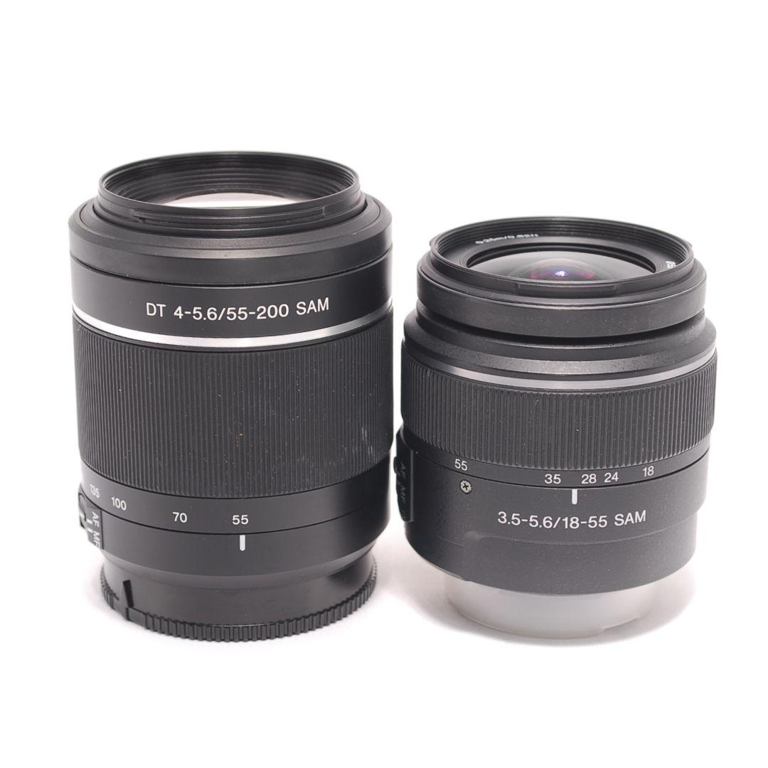❤即購入1000円OFF❤ SONY α57 望遠レンズ ダブルズームキット