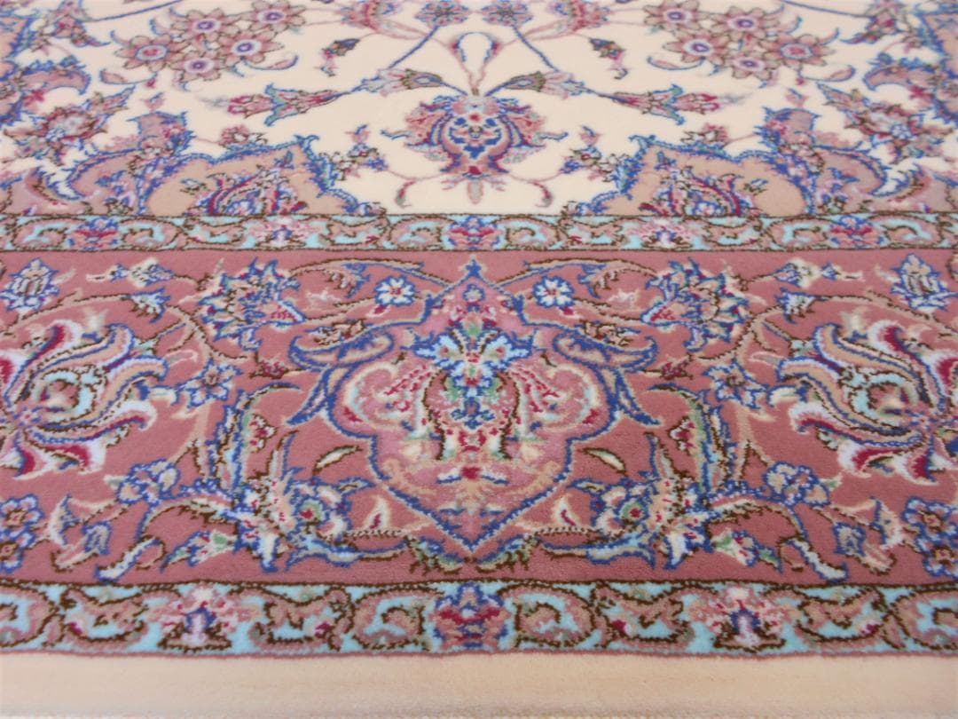 専用！高密度！輝く 本場イラン産 絨毯！約150×225cm‐200721