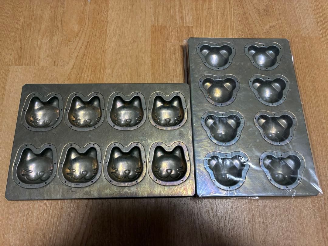 お買い得！CHIYODA型　焼き型 2個セット(ネコ&クマ)